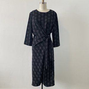 Black Tie Front Dress